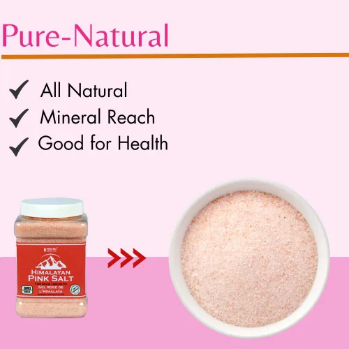 Vista 3 de Indo BIO Organics Sal de roca rosa del Himalaya cada caja, 2 libras (32 onzas) (paquete de 2)