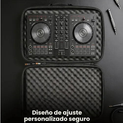 Vista 6 de Gearlux Estuche acolchado compacto para controlador de DJ Pioneer DDJ-FLX2