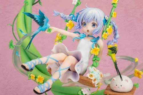 Vista 5 de F:Nex AUG188789 is The Order a Rabbit?: Chino Flower Swing 1: Figura de PVC a escala 7, multicolor