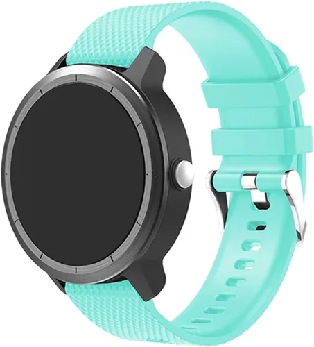 Vista 15 de Bandas de reloj para Vivoactive 3, bandas de repuesto de silicona suave de 0.787 pulgadas para Garmin Vivoactive 3/Garmin Forerunner 645 Verde