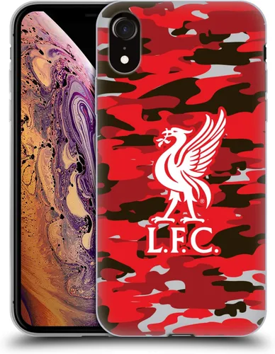 Vista 63 de Head Case Designs Funda de gel con licencia oficial del Liverpool Football Club Away Colourways Crest Camou [protección de grado militar] compatible