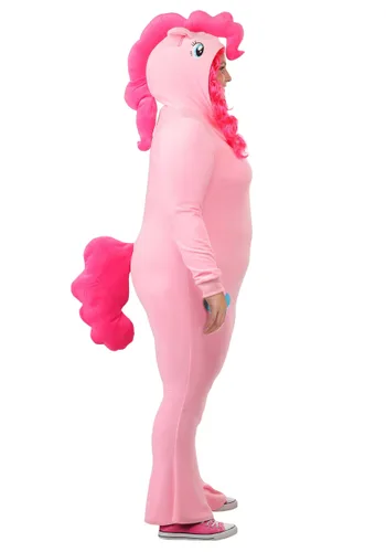 Vista 4 de Disfraz de Mujer Pinkie Pie de My Little Pony Talla Plus Multicolor