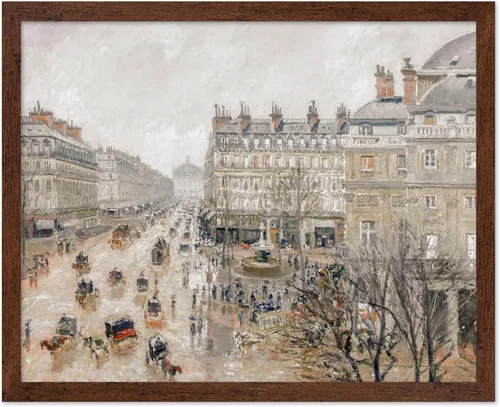 Vista 48 de Poster Master Póster vintage The Beginning Of Spring – Impresión retro de invierno – Arte de nieve – Arte de paisaje – Regalo para hombres y mujeres