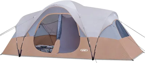 Vista 14 de UNP Tienda de campaña para 10 personas, tiendas familiares, fiestas, tienda de campaña para festivales de música, grande, fácil de instalar, 5