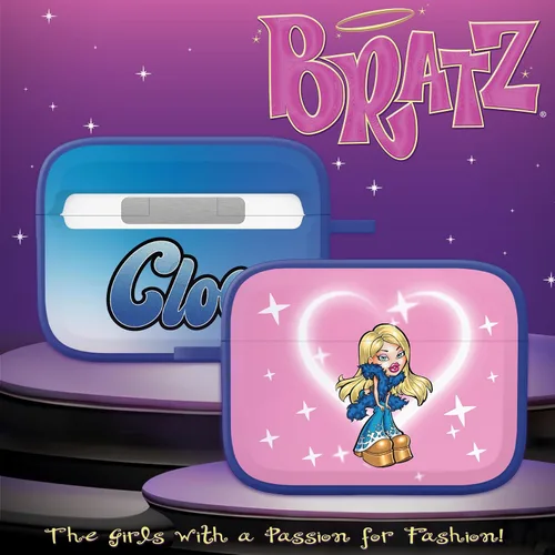 Vista 2 de Bratz Passion for Fashion HDX - Funda compatible con Apple AirPods Pro 1 y 2 (Cloe Heart)