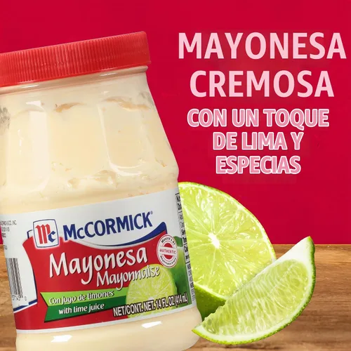Vista 4 de McCormick Mayonesa (mayonesa) con jugo de lima, 14 onzas líquidas (paquete de 1)