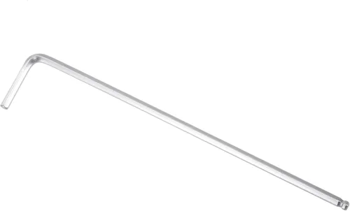Vista 13 de uxcell Llave hexagonal de extremo de bola de 1/4", herramienta de reparación de brazo largo en forma de L 40Cr, tamaños SAE