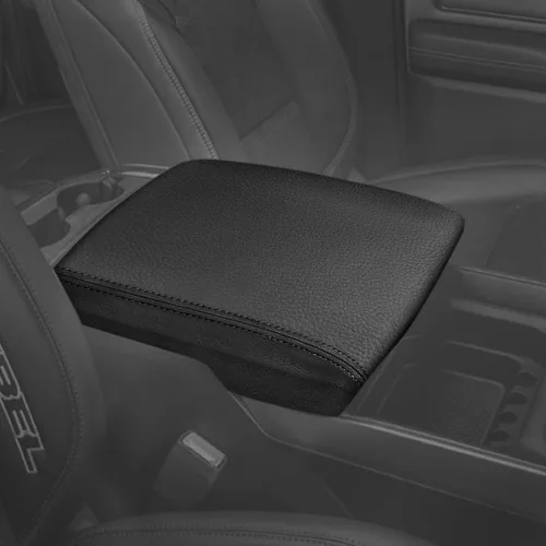 Vista 14 de Funda de repuesto para reposabrazos de consola central, adecuada para Dodge Ram 1500 2500 3500 2013-2018 con consola de asiento de salto, protector