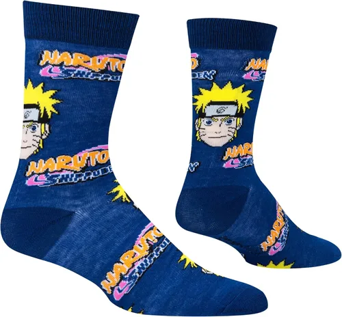 Vista 3 de Crazy Socks, Naruto Heads, animación japonesa, calcetines de regalo para hombre, Cabezas de Naruto