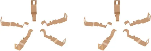 Vista 8 de Zapatos de recogida aptos para chasis Tyco 440 y 440x2, aptos para HO Slot Car - Reemplazo de zapatos de recogida (10 piezas)