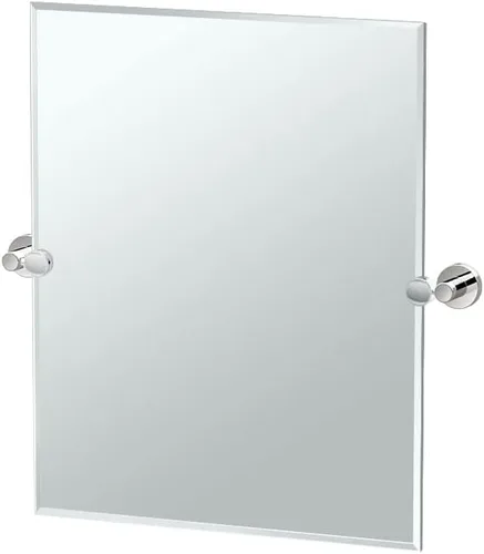 Vista 8 de GATCO 4639SM Glam - Espejo rectangular sin marco, 24 pulgadas, cromado
