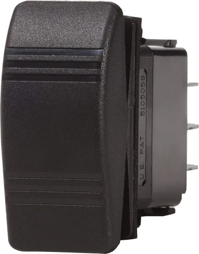 Vista 10 de Blue Sea Systems - Interruptor Contoura III Resistente al agua, negro y gris