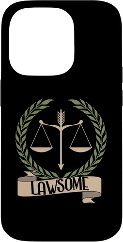 Vista 17 de Lawsome Scales Of Justice Lawyer Law Student Case for iPhone 16