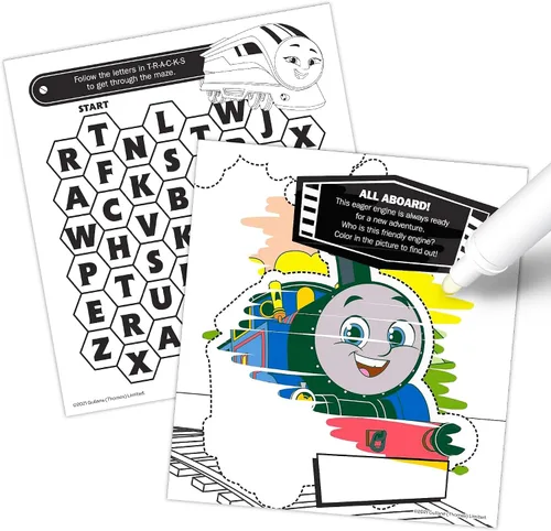 Vista 6 de Thomas the Train Imagine Ink Magic - Paquete de 12 unidades para colorear