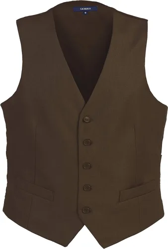 Vista 12 de Gioberti - Chaleco formal para hombre, adecuado para vestir formal de negocios o casual Carbón