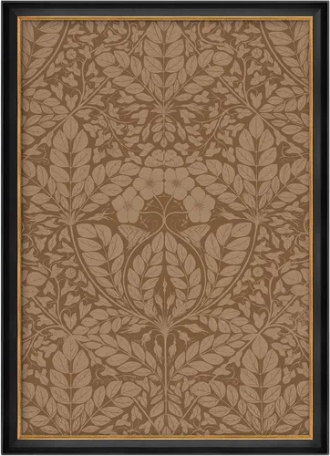 Vista 344 de MUDECOR Lienzo enmarcado prémium para pared, pinos nevados en bosque de invierno, ilustraciones modernas, arte contemporáneo, escénico, divertido