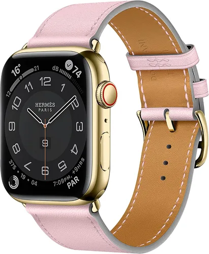 Vista 15 de LB1 - Correa de cuero para Apple Watch para mujeres y hombres, SE Ultra 2 de 1.575 in 1.732 in 1.811 in 1.654 in 1.772 in 1.614 in 1.496 in 1.929 in