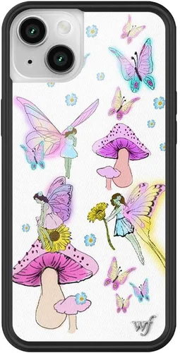 Vista 20 de Fundas Wildflower - Compatibles con Apple iPhone 14 Plus Parachoques protector negro, certificado de prueba de caída de 4 pies, propiedad