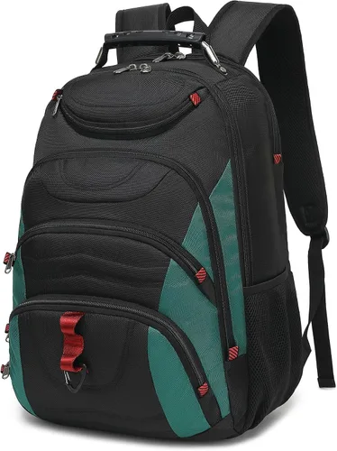 Vista 21 de Mochila para laptop Boavan para hombres (Negro, 15.6), Rosa(Amour Pink), Elegante