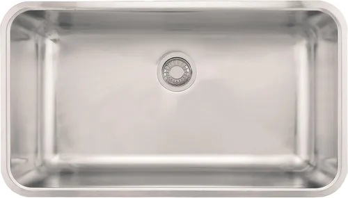 Vista 3 de Franke GDX11018 Grande - Fregadero de cocina de acero inoxidable de 19 3/4 pulgadas x 21 1/2 pulgadas x 9 pulgadas, calibre 18