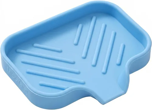 Vista 62 de MicoYang Jaboneras de Baño de Silicona con Boquilla de Drenaje - Organizador de Fregadero de Baño y Cocina, Soporte para Esponja, Bandeja de Jabón