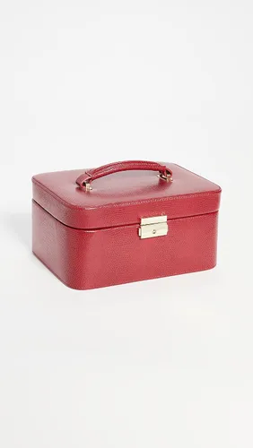 Vista 2 de Bey-Berk Lizard Embossed Jewelry Travel Box