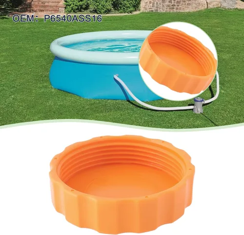 Vista 2 de 2 piezas de repuesto de tapa de válvula de drenaje P61971 P6540ASS16 compatible con Bestway compatible con sistemas de filtro de arena Flowclear