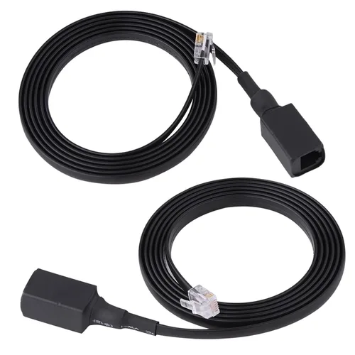 Vista 8 de Cable de extensión de micrófono de mano compatible con Yaesu, separación extraíble de 6 pines de 1.5 M/4.92 pies, compatible con Yaesu FT-7800R