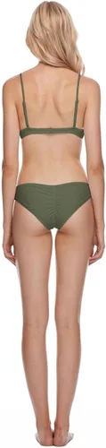 Vista 4 de Body Glove Smoothies Greta - Parte superior de bikini con copas moldeadas sólidas con aros para mujer