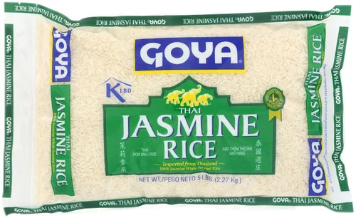 Vista 5 de Goya Foods Thai Jasmine Rice, 20 libras (paquete de 2)