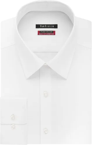 Vista 3 de Van Heusen Camisa de vestir para hombre Slim Fit Flex Cuello Elástico Sólido