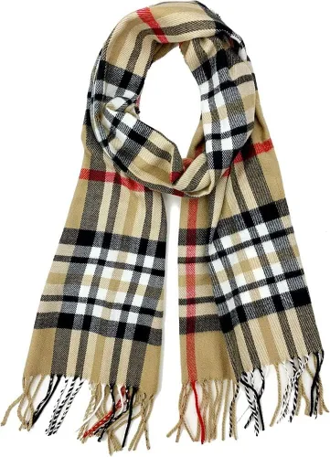 Vista 11 de Bufanda de invierno clásica con sensación de cachemira, colección súper suave