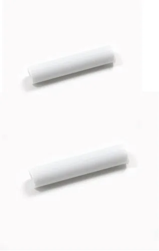 Vista 5 de 4 piezas de repuesto de resorte de puerta francesa para refrigerador GE WR02X12650 y mangas blancas Pin French Spring reemplaza para GE WR02X12651