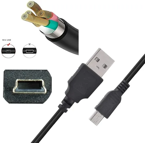 Vista 3 de Cable de carga USB de repuesto de cable de alimentación de CA compatible con Texas Instruments TI-84 Plus CE, TI-84 Plus C Silver Edition, TI 89