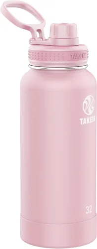 Vista 10 de Takeya Actives Botella de Agua con Tapa de Boquilla, Botella con Doble Aislamiento de Acero Inoxidable, Apta para Lavavajillas y Sin BPA, Botella