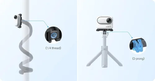Vista 4 de Insta360 Soporte de liberación rápida GO 3/3S para todo tipo de montaje