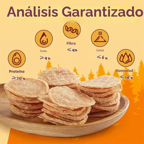Vista 3 de Jungle Calling 32 unidades de golosinas de pollo con un solo ingrediente