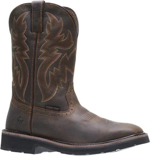 Vista 4 de Wolverine Mens Rancher Steel Toe 10in Work Boot