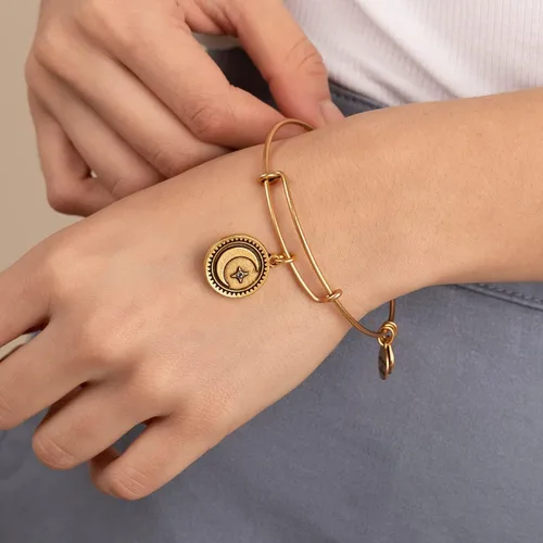 Vista 4 de Pulsera Alex y Ani Media Luna