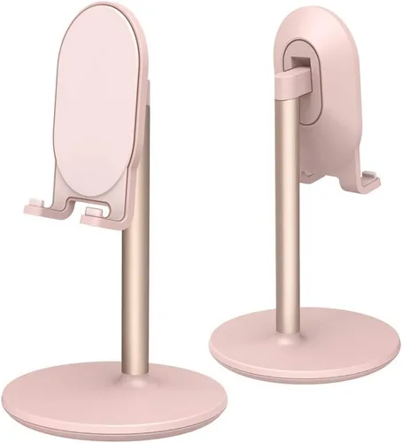 Vista 9 de Bright Stone - Soporte para teléfono de escritorio, soporte ajustable para teléfono de escritorio, compatible con Negro