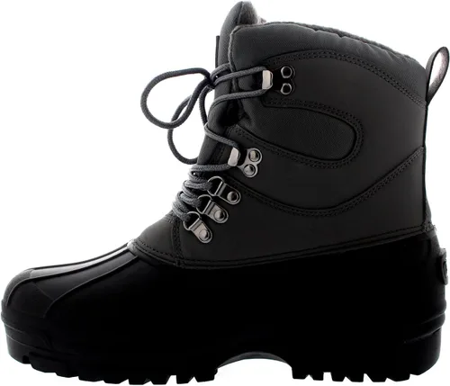 Vista 2 de Botas para lluvia y nieve, a la altura del tobillo, impermeables para hombre