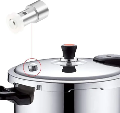 Vista 5 de Flotador de repuesto universal para sello para olla a presión de cocina, 1 válvula de flotador + 3 juntas selladoras, seguridad de cocina y comedor