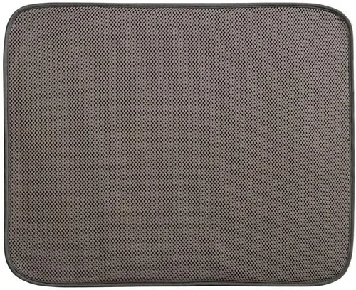 Vista 3 de InterDesign iDry – tapete para encimera de cocina, mini, absorbente, para secado de platos, Mocha, M Absorbent
