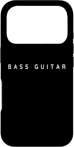 Vista 30 de Bass Guitar Players Contemporary Font / Musical Instrument Case for iPhone 16