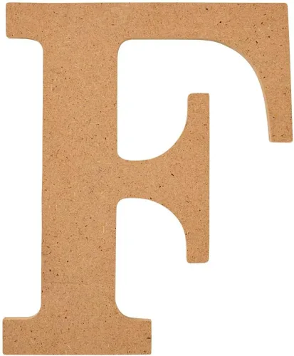 Vista 30 de Plaid Letra de madera sin terminar, superficie de madera de 5" perfecta para proyectos de bricolaje, artes y manualidades, 63572