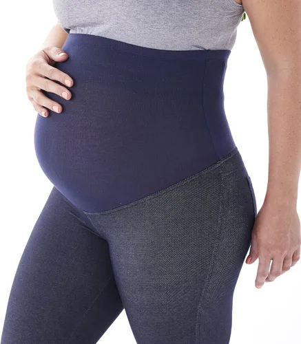 Vista 3 de No Nonsense Leggings de mezclilla sintética de maternidad Expantech para mujer