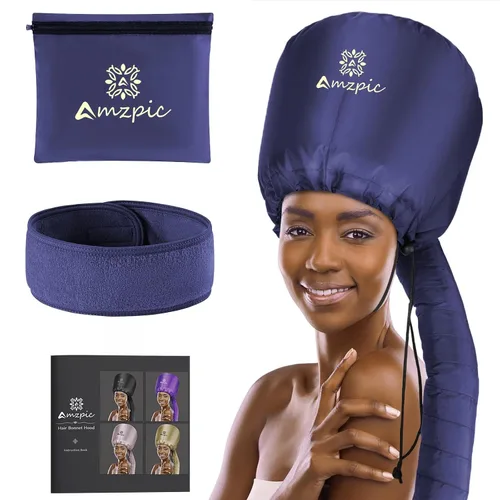 Vista 11 de Accesorio para secador de pelo de capó, suave, ajustable, extra grande, para acelerar el tiempo de secado en casa, fácil de usar para peinar, rizar