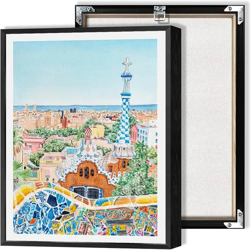 Vista 21 de Viokalt Escena Vintage de la Ciudad Prohibida de Beijing Paisaje de Viaje Arte de Pared Funki Paisaje de Ciudad China Cuadros Antiguos Pintura