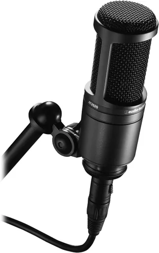 Vista 9 de Audio-Technica Micrófono de estudio de condensador AT2020 con cable XLR