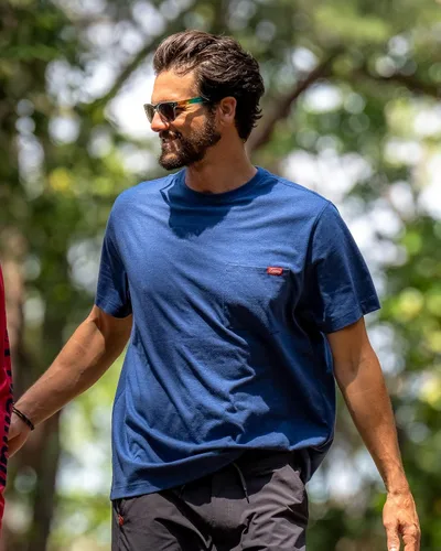 Vista 9 de Coleman Camisetas de algodón de manga corta para hombre con rendimiento de trabajo, multicolor, paquete de 3 unidades, M